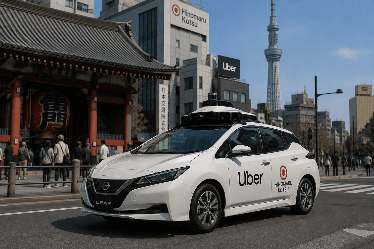 Japon : Uber prépare ses robotaxis à Tokyo